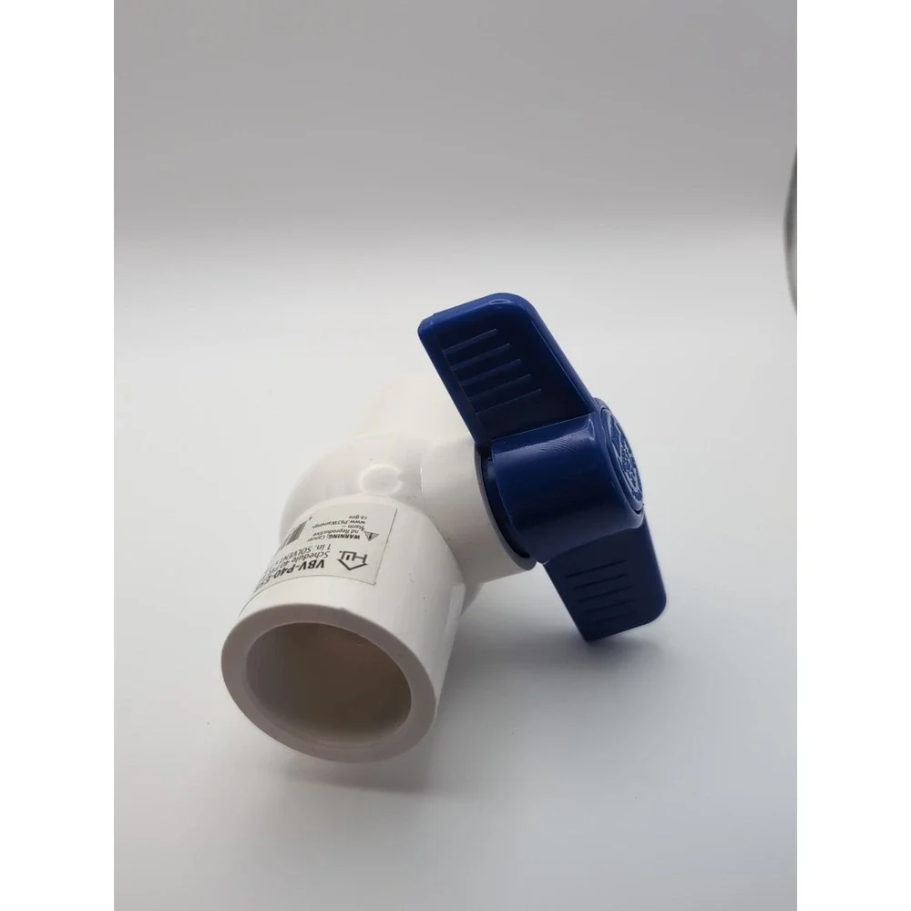 BK Products 107-635 Proline PVC Slip Full Port Ball‎ Valve 1 in.